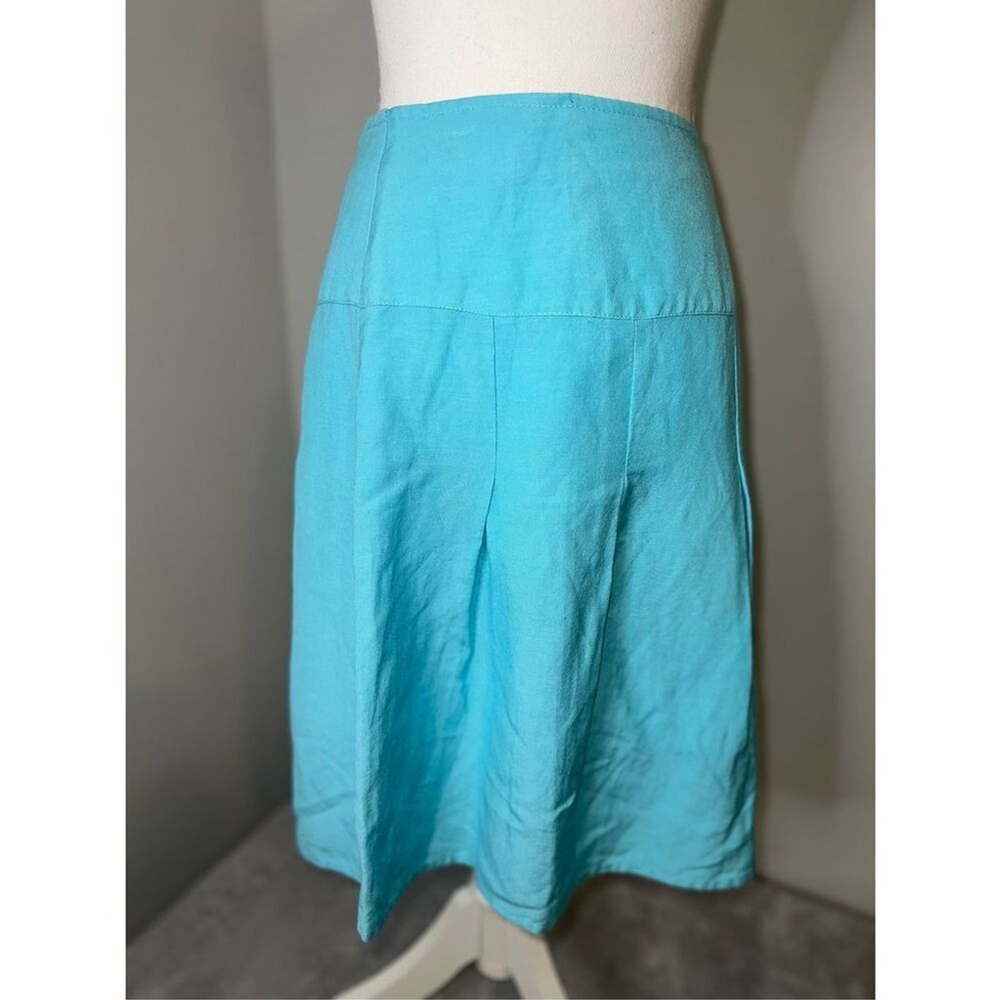 Women’s Baby Blue Vintage Beachy Skirt A-Line LARGE